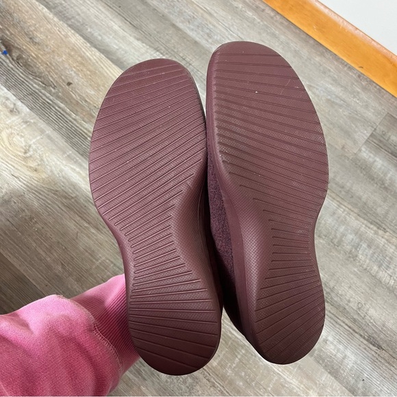 Allbirds Womens Wool Runners Shoes 9 Sneakers Comfort Casual Lightweight Maroon - Picture 4 of 10